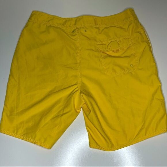 Size 35" Bonobos Canary Yellow Board Shorts - Picture 4 of 5